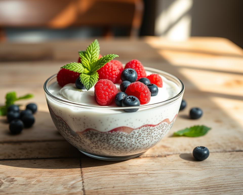 chia pudding keto stil