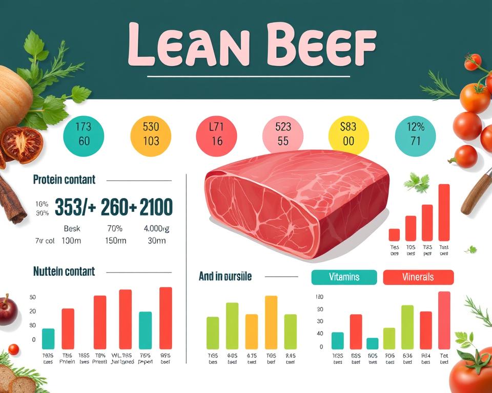 Nährwertangaben mageres Rindfleisch